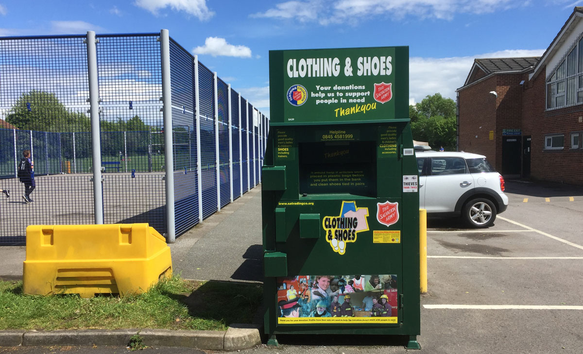 recycling clothing and footwaer cillage hall south woodham ferrers