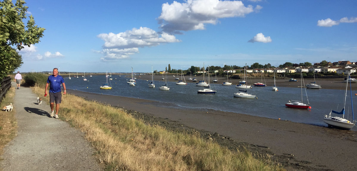 riverside Crouch footpath