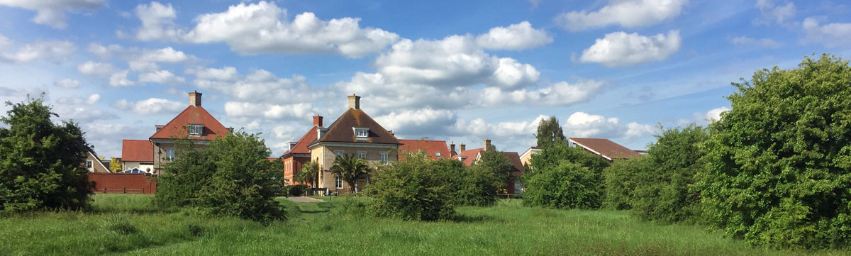 South Woodham Ferrers from the Frankland Nature Reserve