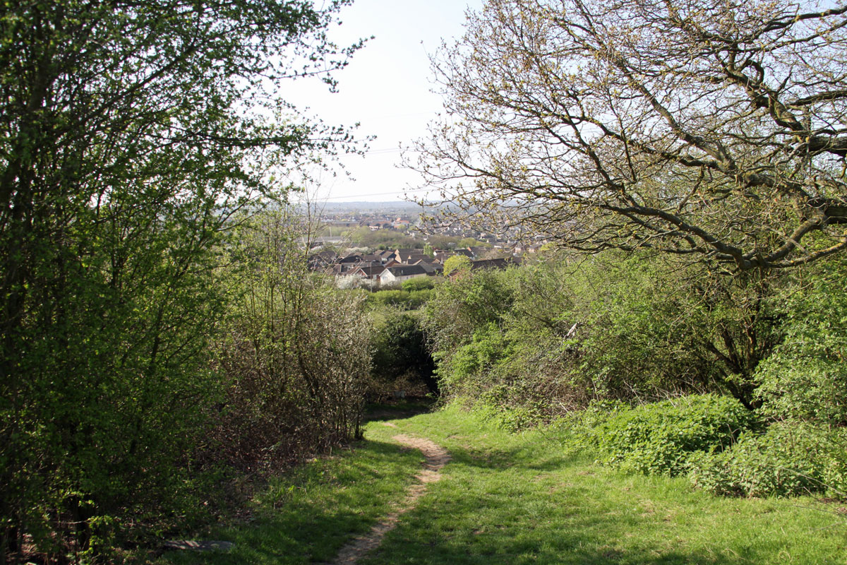 Good views of South Woodham Ferrers from Radar Hill